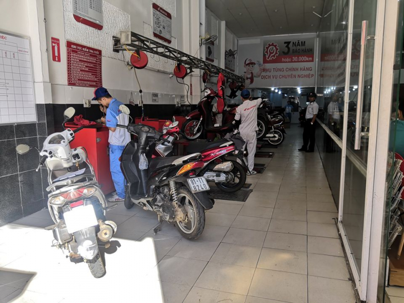 Honda Nam Long sửa xe máy uy tín nhất TP. Pleiku, Gia Lai